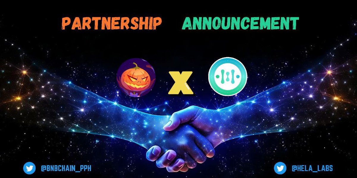 📢Exciting News!

We're ecstatic to announce a landmark collaboration with <a href="/HeLa_Labs/">HeLa Space 🍀</a> 🤝

As #PumpkinHead continues to grow on #BNBChain, partnerships like these pave our way forward. Stay tuned for groundbreaking developments! Dive in: pphcoin.shop 🎃🚀