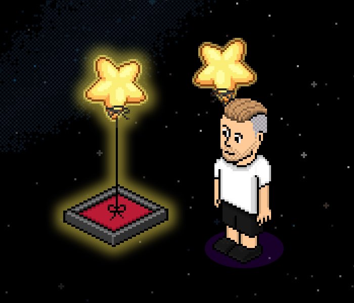 Share your favorite star gif with the hashtag #Habbo to win tethered  stars. 
⭐️ Follow <a href="/Habboloji/">Habboloji</a> and  <a href="/Habbo/">Habbo</a> 
⭐️ Tag a friend 
10 people will win.
End: 8 November