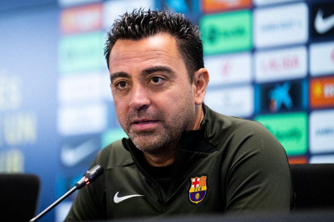 🗣️ Xavi on @Pedri: 'He's available and at 100%. To me he looks ready and it's great news for the team.' #RealSociedadBarça