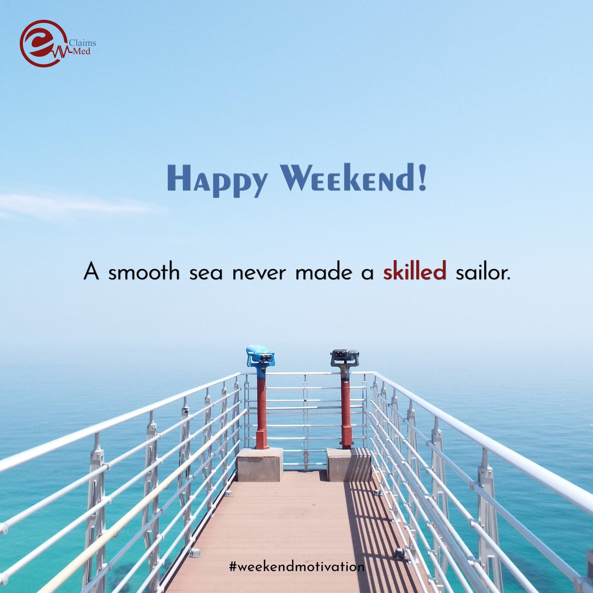 Happy Weekend!

#claimsmed #healthcare #weekendmotivation #motivation #motivationalquote #motivationalweekend #motivationalday