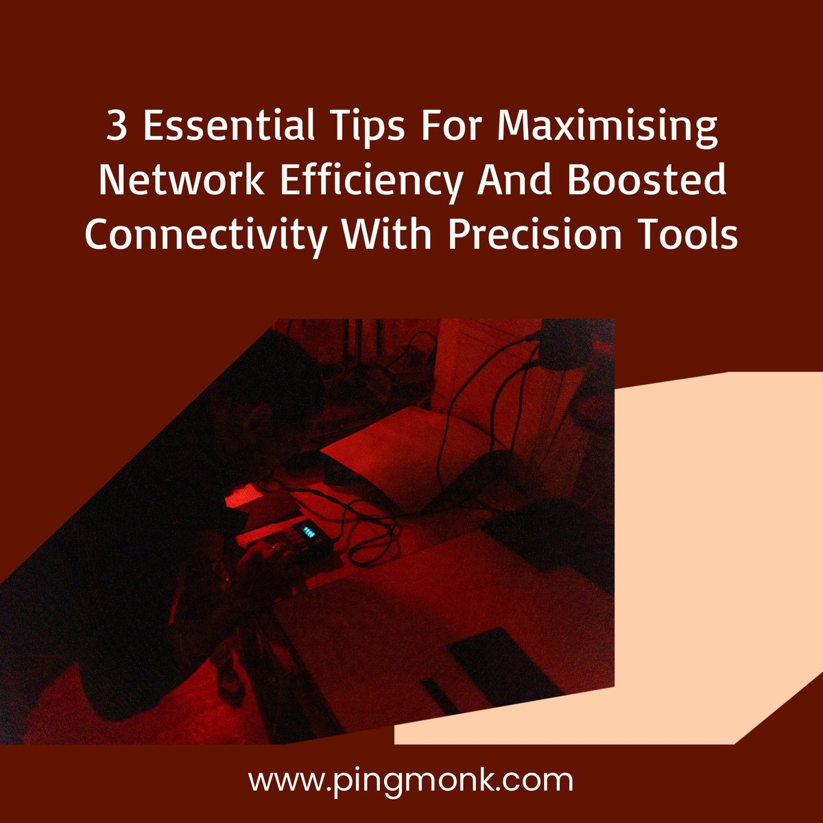 Ping_Monk001's tweet image. 🚀Maximize network efficiency &amp;amp; say goodbye to connectivity issues with 3 essential tips ! Optimize settings, discover precision tools, &amp;amp; upgrade infrastructure for a seamless online experience. 💪✨ #NetworkEfficiency #ConnectivityTips #Pingmonk