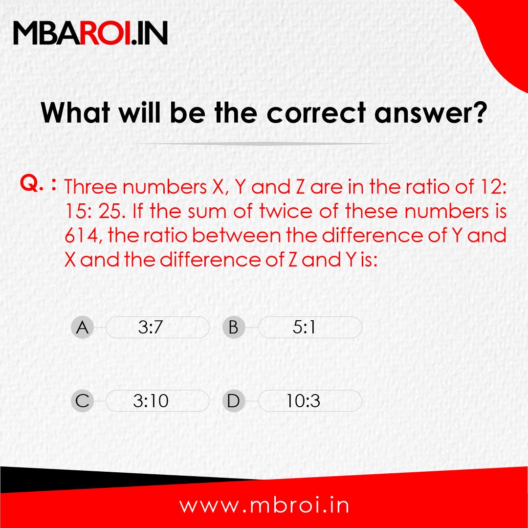 What will be the correct answer? Guess and #Share your #answer in the #comment box. 
#management #mbaroi #mbaexam #CAT2023 #catpreparation #mbaskills #mba #mbastudents #students #learning #education #mbaeducation #knowledge #careeradvice #career #careertips  #CATexam #mba2024