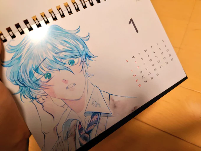 デザフェスで出す2024年カレンダー出来ました!!可愛い!!【】さんに作って頂きました!ありがとうございました 