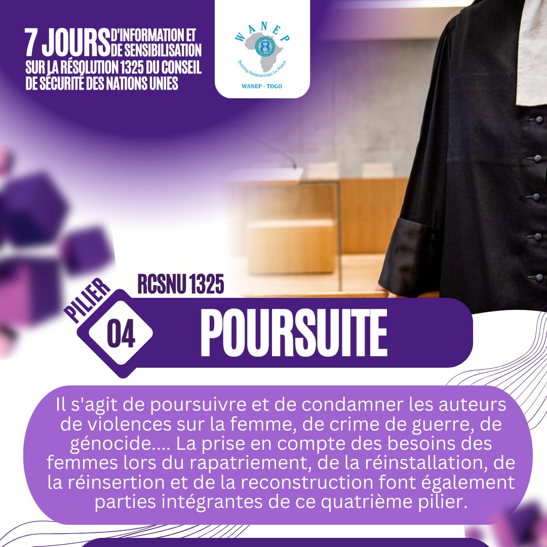 La #paix n'est durable que lorsque les auteurs des violences contre les femmes sont poursuivis et punis.
#WomenPeaceSecurity
#PeaceBegins #wps2023 #un1325