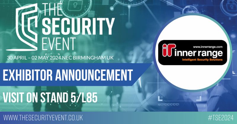 Inner Range will be at <a href="/SecurityEventUK/">The Security Event</a> (TSE) 2024 with more than 350 high quality global leading security manufacturers, suppliers and service providers at The NEC, Birmingham, home to the UK #securityindustry
More here: thesecurityevent.co.uk

#tse2024 #AccessControl