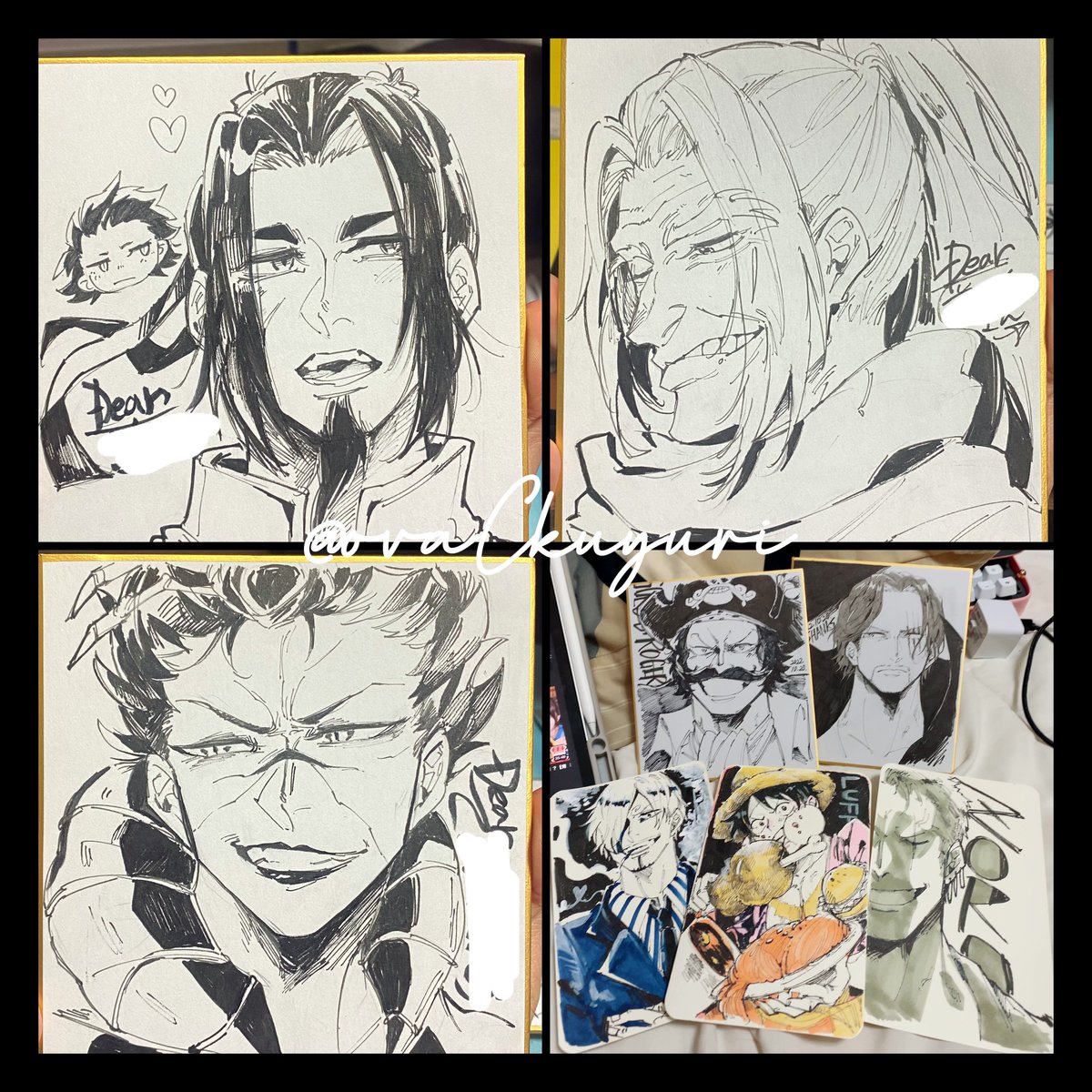 約2年前に上司に描いて渡した東リべの色紙の写真とか出てきたから纏めた🤤 こうして見ると人に贈った色紙結構あるんだなって思う🥰