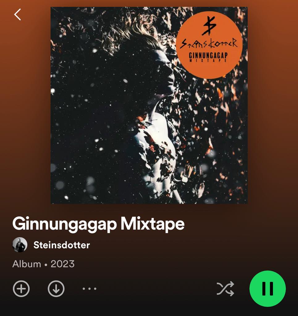 steinsdotterson's tweet photo. Get your hands and ears on the Ginnungagap Mixtape 🎧 

LISTEN HERE: https://t.co/DW0l3WXTbL https://t.co/4KYehrWaMz