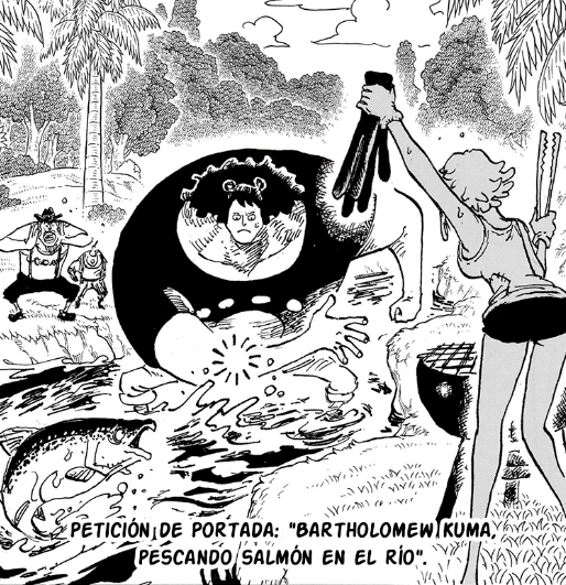 OPWiki_Adm's tweet photo. #ONEPIECE #ONEPIECE1097
Oda ha conectado el pedido de fan con los sucesos del propio cap, mostrando a Kuma con Ginny.
No es la primera vez que lo hace: véase por ejemplo el #ONEPIECE925, con Perona de portada y saliendo ella inmediatamente después en los sucesos del capítulo. https://t.co/iVGXiuSdo3
