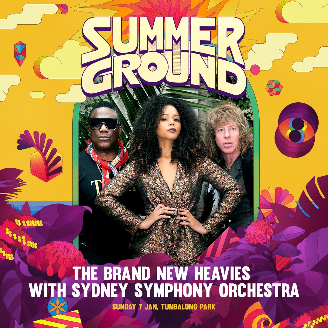 .@Sydney_Festival 2024 we’re coming for you! See The Brand New Heavies live with the Sydney Symphony Orchestra at SummerGround Festival on Sunday Jan 7, Tumbalong Park, Darling Harbour. Head to sydneyfestival.org.au to get your tickets now!