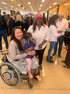 LmarieAsad's tweet photo. The 2023 @HHSGov "Mom's Tour" was in Chicago Saturday to address the horrific #BlackMaternalHealth inequities. Hundreds of new & expecting Mom's attended the
.@HHSPartnership #CommunityBabyShower 🌂including Senator @TammyDuckworth @RepRobinKelly @ElgieSims.. #HealthEquity https://t.co/jbwXaaYdNC