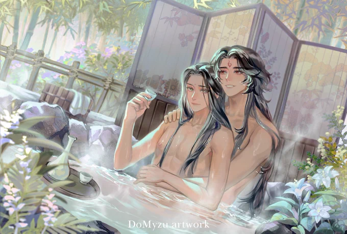 My artwork contribute to @ SVFanComic zine  #人渣反派自救系统 #ScumVillainSelfSavingSystem #svsss #ShenQingqiu #loubinghe #bingqiu 