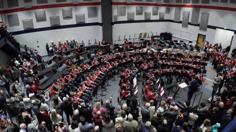 Last night was one for the memory books! Our superintendent, Dr. Brooks, delivered some opening remarks and helped us cut the ribbon to officially open our new facility. Thank you to the Oak Mountain community for your unwavering support of the arts!