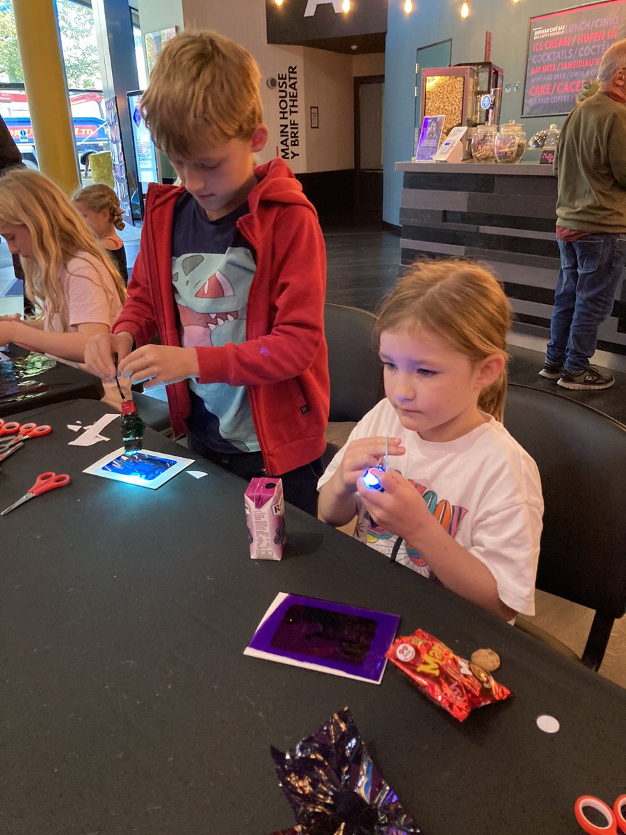 Fun morning <a href="/shermantheatre/">Sherman Theatre / Theatr y Sherman</a> family day with the gang!