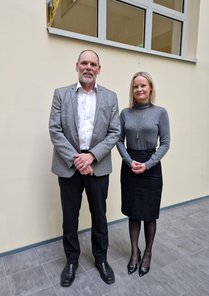 Sain äsken alustaa ministerillemme <a href="/ir_rkp/">Riikka Purra</a> Verohallinnon toiminnasta ja käydä keskustelua tulevaisuuden haasteista. Kiitos käynnistä, hyvä vuoropuhelu jatkukoon. <a href="/Verouutiset/">Verouutiset</a> <a href="/VMuutiset/">Valtiovarainministeriö | Finansministeriet</a>