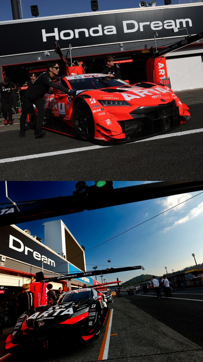arta_official's tweet image. 2023 AUTOBACS SUPER GT Round8　MOTEGI GT 300km RACE GRAND FINAL 

最後まで応援よろしくお願いいたします！

#ARTA #ARTAMUGEN #SUPERGT
