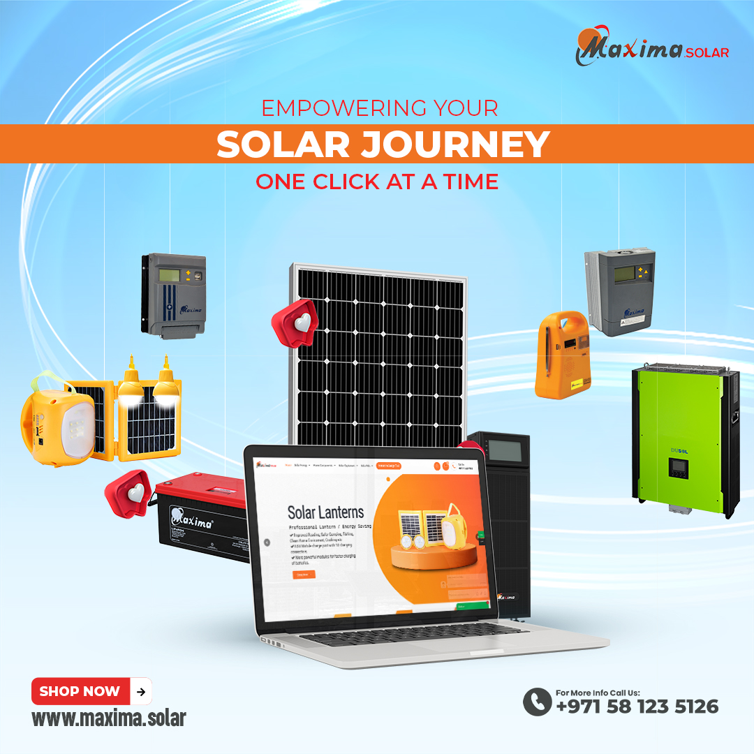 Maxima.Solar provides premium quality solar components that cater to every load's needs and budget. Visit our online store to see the wide range of solar components 
📞+971 55 455 5035
🌐maxima.solar
#solarcomponents #solarsystem #solarinverter #solarenergy