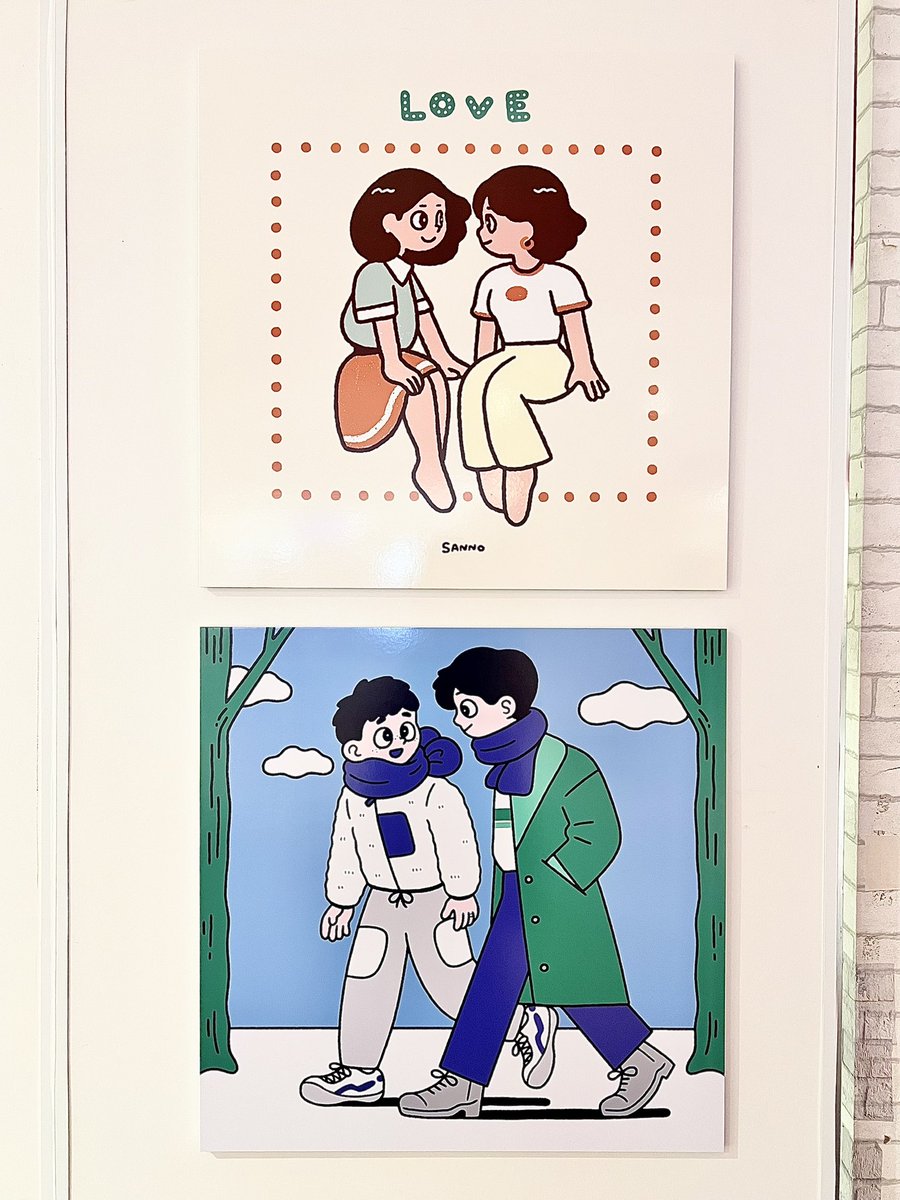 🌼作品展のおしらせ🌼
イオンモールKYOTOさんとのコラボイベントとして、サンノの作品展が開催中です！
過去作に加えて、リメイク、描き下ろしなど、あわせて23点展示いただいています◎ぜひお立ち寄りくださいませ🙌

【期間】11/2(木)〜12(日)
【場所】Sakura館4階のカプリチョーザのよこ