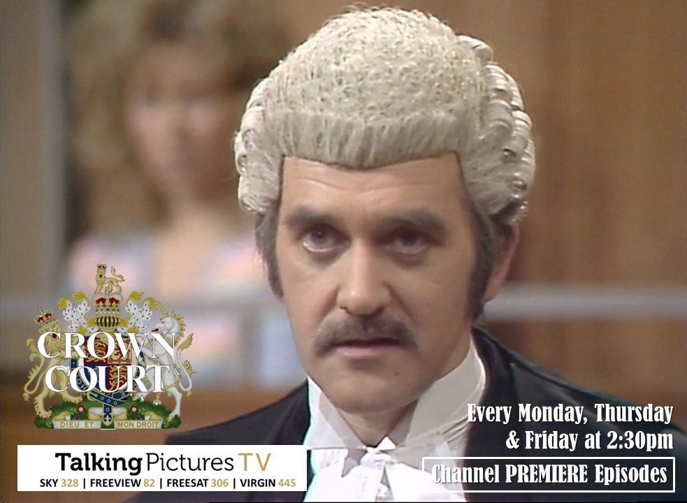 TalkingPicsTV's tweet photo. What will the verdict be in the 'Freak-Out' case? CROWN COURT (1973) 2:30pm #DavidAshford #SusanTracy #EileenColgan #BernardGallagher 'Day Three' #TPTVsubtitles https://t.co/TnNLmn6hfE