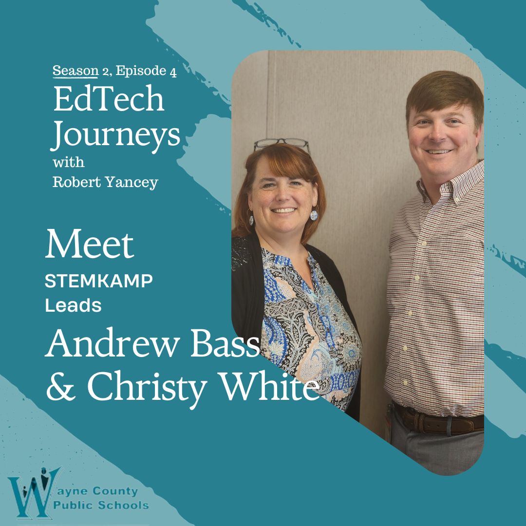 Our latest episode features Christy White and Andrew Bass sharing information about a unique summer program offered by <a href="/WayneCountyPS/">Wayne County PS</a> in collaboration with #SJAFB. STEMKAMP is an exciting program the students look forward to all year!  spotifyanchor-web.app.link/e/k3ixbiOqqEb