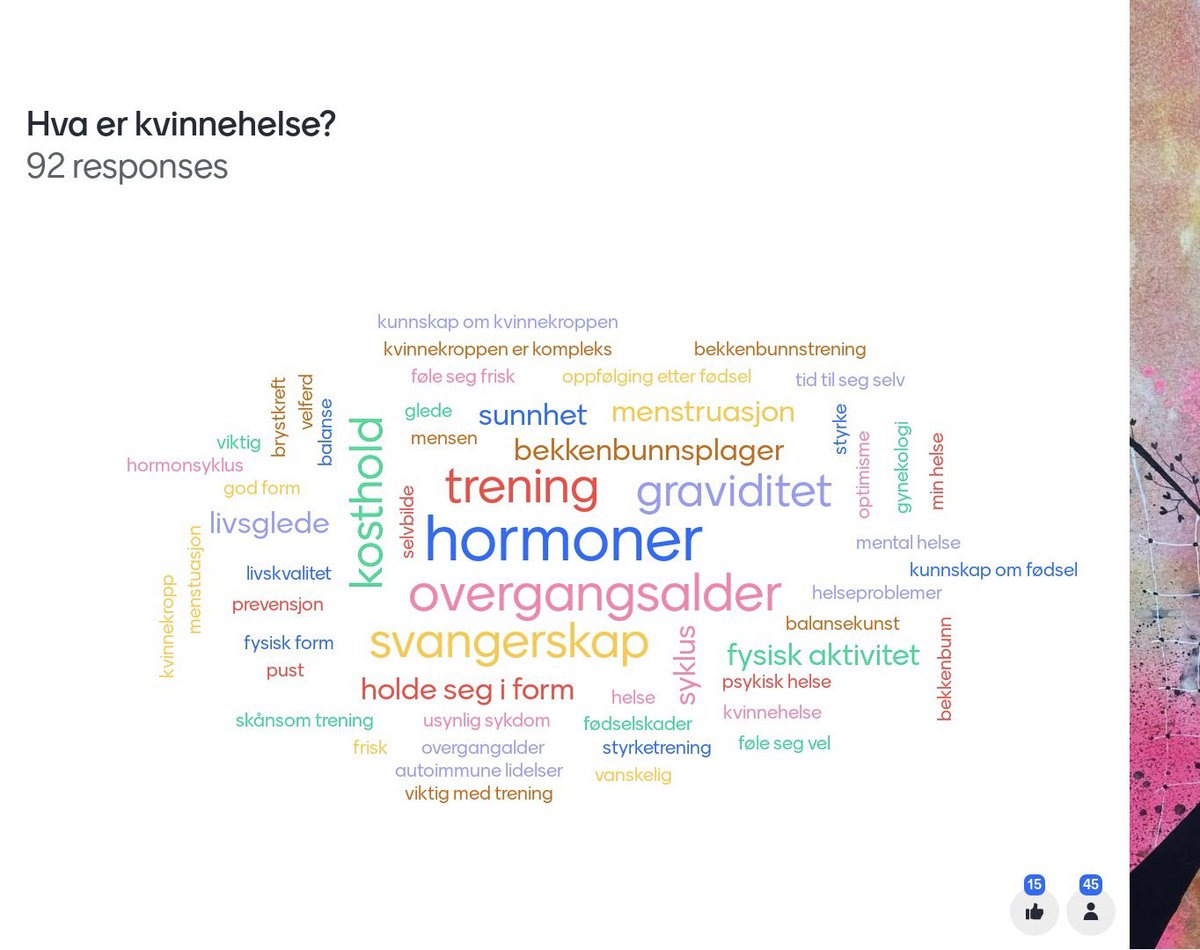 Meningsfull, spennende og artig med temakveld om trening og kvinnehelse🏃🏻‍♀️🫀💅🏻

Gleder meg til flere populærvitenskapelige foredrag så snart de første resultatene til CorFemina-prosjektet vil være tilgjengelige!
<a href="/CERG_NTNU/">CERG</a> <a href="/SanitetKvinnene/">Sanitetskvinnene</a>