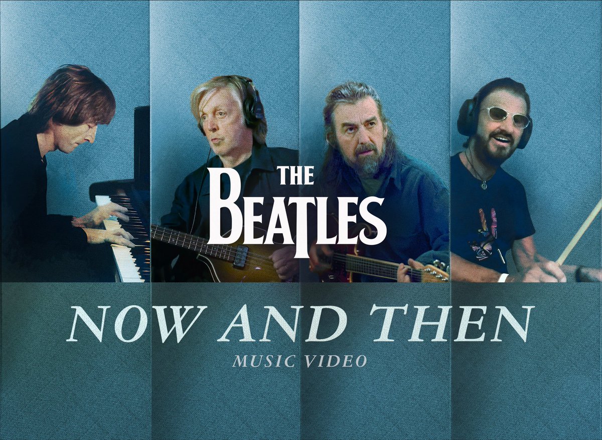The brand new music video for The Beatles’ new song, “Now and Then”, is the first music video directed by Peter Jackson. It premieres on YouTube today at 1pm GMT/ 9am EDT/ 6am PD: youtu.be/Opxhh9Oh3rg?si…