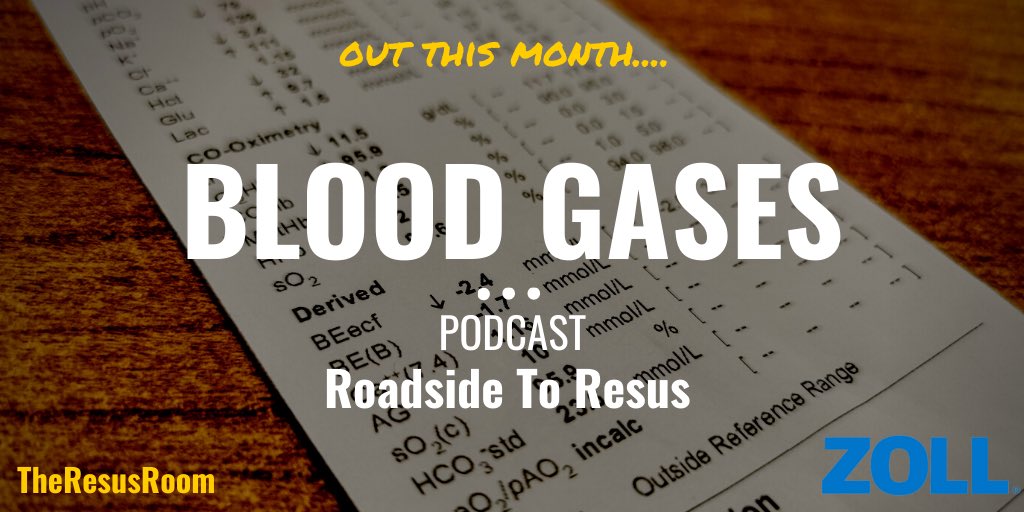 Our Roadside to Resus episode this month is on Blood Gases

Let us know any questions or areas you’d really like us to focus on &amp; we’ll do our best to include them in the episode! 🎤🎬