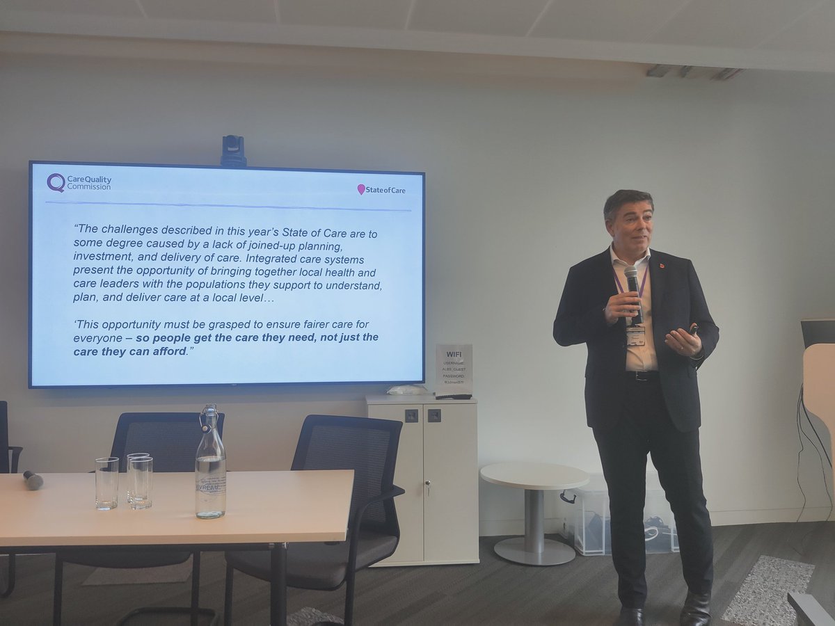 <a href="/CareQualityComm/">Care Quality Commission</a> CEO sharing his thoughts on the State of Care #wearejabali