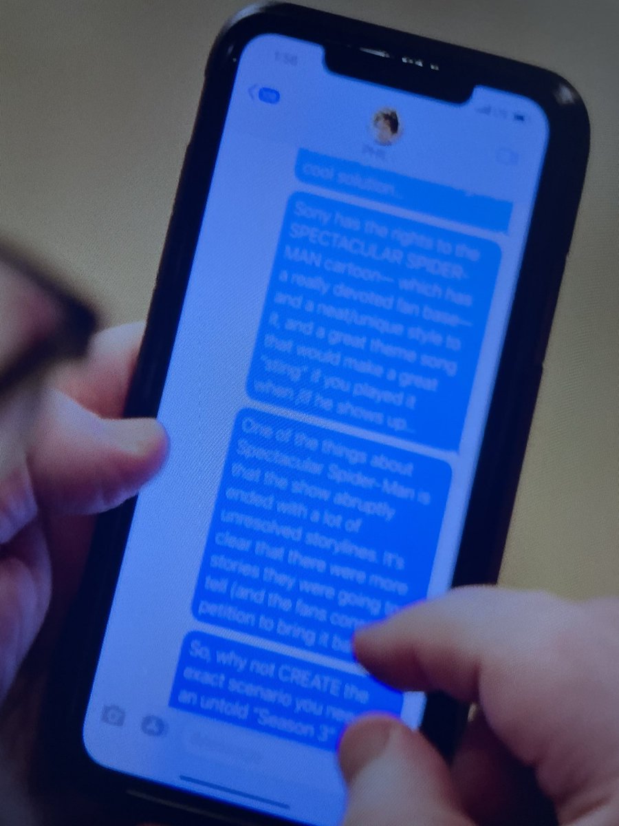 Just snooping on <a href="/DanSlott/">Dan Slott</a>’s text messages about LIVING ON THE EDGE FIGHTING CRIME SPINNING WEBS
#SpideySpecifics