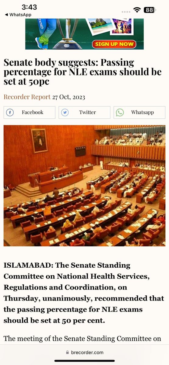 tahirkhan_dr's tweet photo. @PakPMO Ma sha Allah sir , kindly look at the PMDC issue for foreigners medical graduates. PMDc is still not issuing the notification despite Senate standing health committee issue the minutes 
Of passing percentage from 70% to 50% for both NRE 1 and 2 https://t.co/PgSg5iTzwW