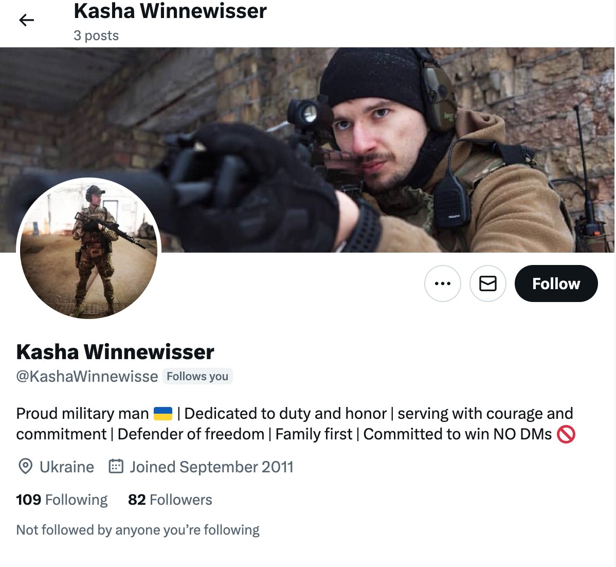 CLies13's tweet image. 🛑🛑SCAM ALERT - Fake 🇺🇦 "Soldier" Scum🛑🛑
🚩Follows only foreign women - why?? 🤔 (A real soldier has more urgent concerns than to follow strangers on Twitter.)
Pls RT, block, report - let's shut these liars &amp;amp; grifters down. 😡