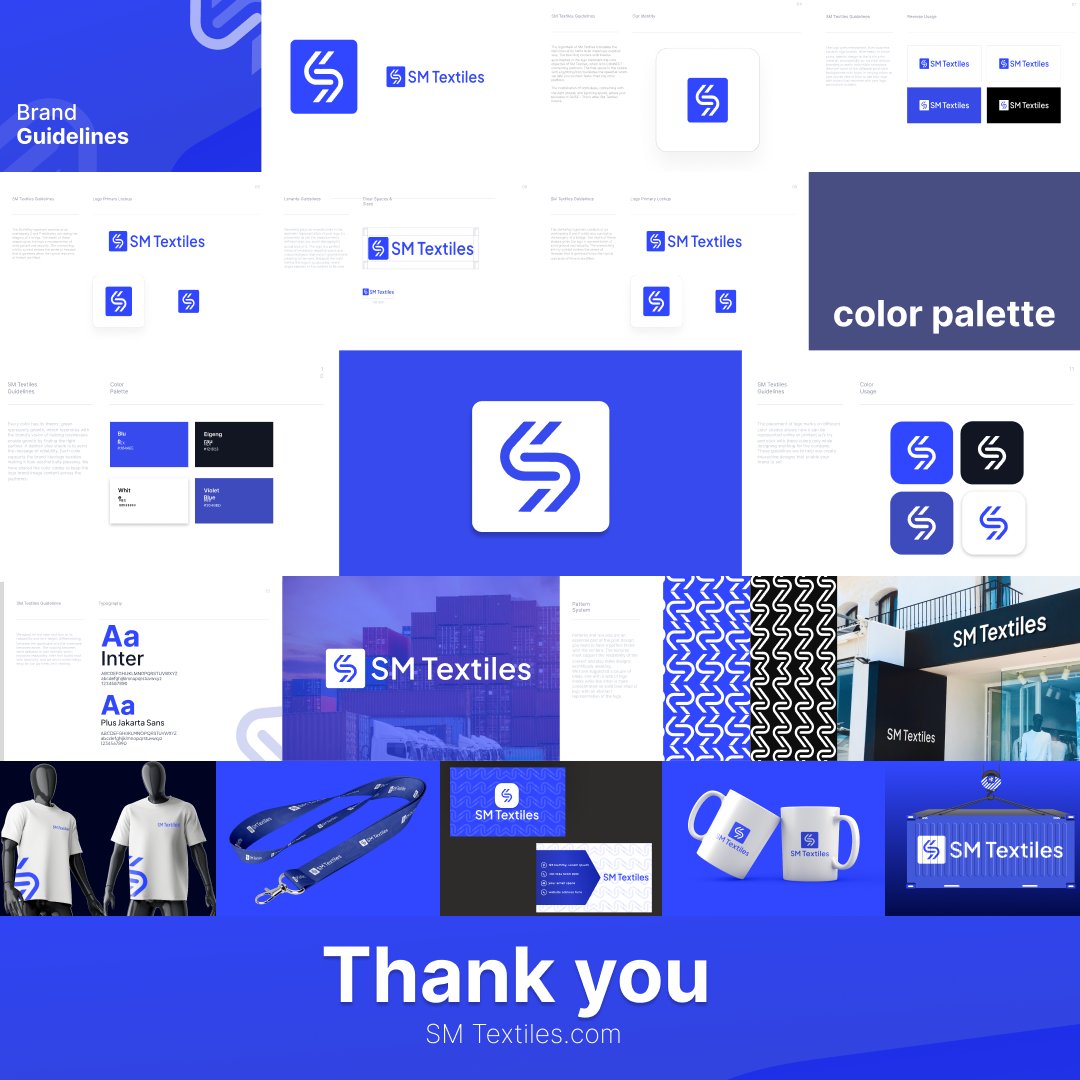 Introducing Our Latest Project: Brand Guideline for SM Textiles!

At Dot Creative, we believe in the power of design to transform and elevate brands. We're thrilled to showcase our recent collaboration with SM Textiles, where we've crafted a set of comprehensive Brand Guideline.