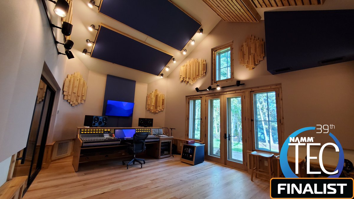 We've got big news! Chip Freeman's SuSu Studio has been nominated for the #TECAward in the Studio Design Project category! We're incredibly honored to be a finalist this year. Voting is open! 
tecawards.org/2024/voting
Next stop: the 39th Annual NAMM #TECAwards at #nammshow