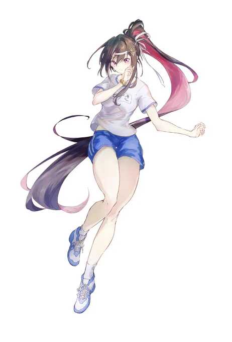 こちら体育服SorAZ描かせていただきました(๑╹ᆺ╹) 大運動会皆頑張れー!!! (透過をリプに  #soraArt #AZKiART