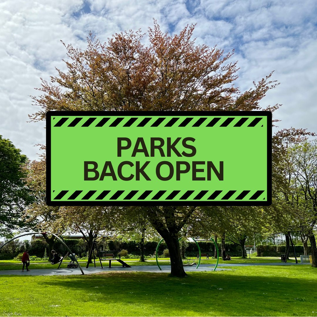 Camborne's parks are open again now that Storm Ciaran has passed and the debris has been removed. Thank you for your understanding during the rough weather.