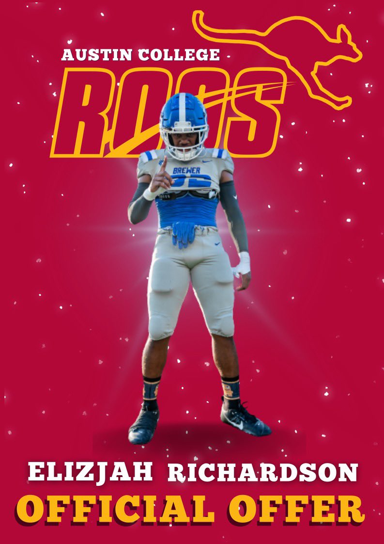 Congrats to our <a href="/TheyFlee_E/">Elizjah Richardson</a> on receiving an offer to further his academic and athletic career from Austin College! 

#STILLFamily | #RecruitBrewer 🔵⚪️