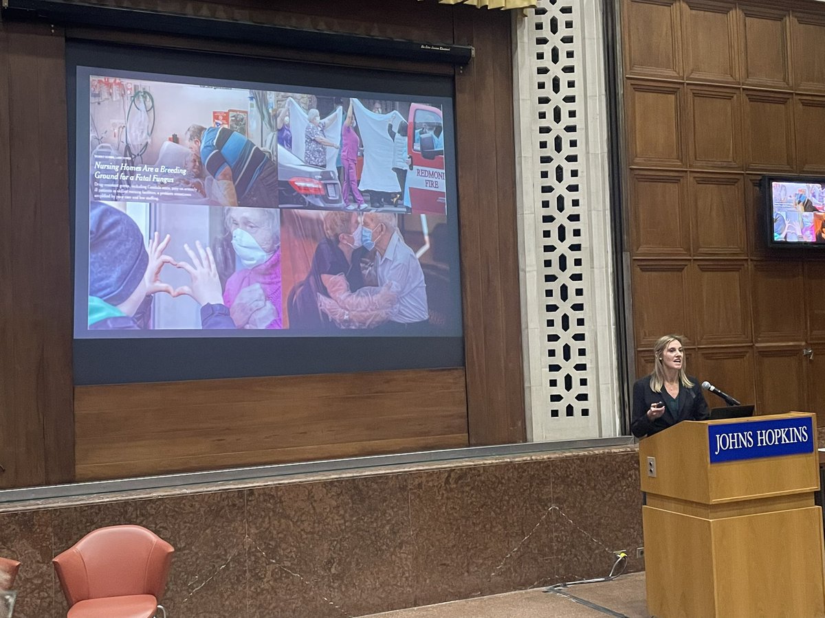 ChidaNatasha's tweet image. Fantastic talk on COVID in long term care facilities by @MorganKatz4 , a leader in antimicrobial stewardship and infection control in long term care facilities #weareid @JHMed_ID