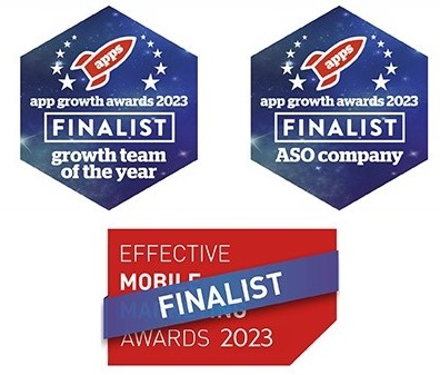 It has been a month of good news here - we've been shortlisted for three app industry awards:  
An #EffectiveMobileMarketingAward for Astra, our Apple Search Ads platform, for Most Effective UA Platform; plus two #AppGrowthAwards. 🤞hoping for success on award day!