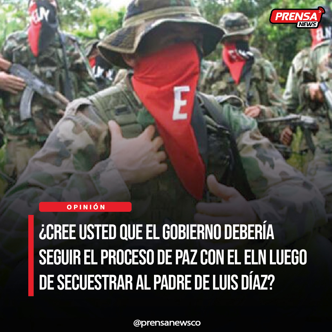 #Opinión |Déjenos conocer su opinión en los comentarios👇👇 
Foto vía: Web 
#SecuestroELN
. 
. 
.
#Colombia #ELN #ProcesodePaz #Secuestro #Padre #LuisDiaz