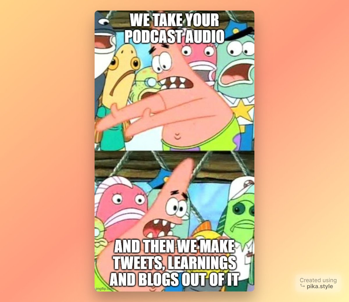 Repodcasted tweet media