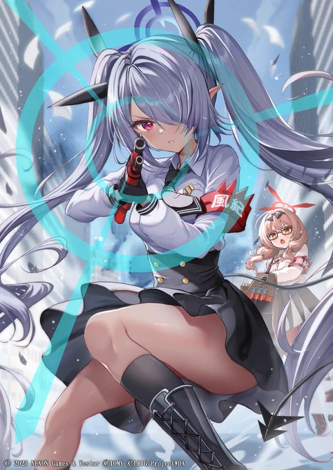 本日発売のウィクロスTCG『ブルーアーカイブ DIVA』にて【銀鏡イオリ】を描かせていただきました!  よろしくお願いします #ウィクロス発売記念 #ブルアカ