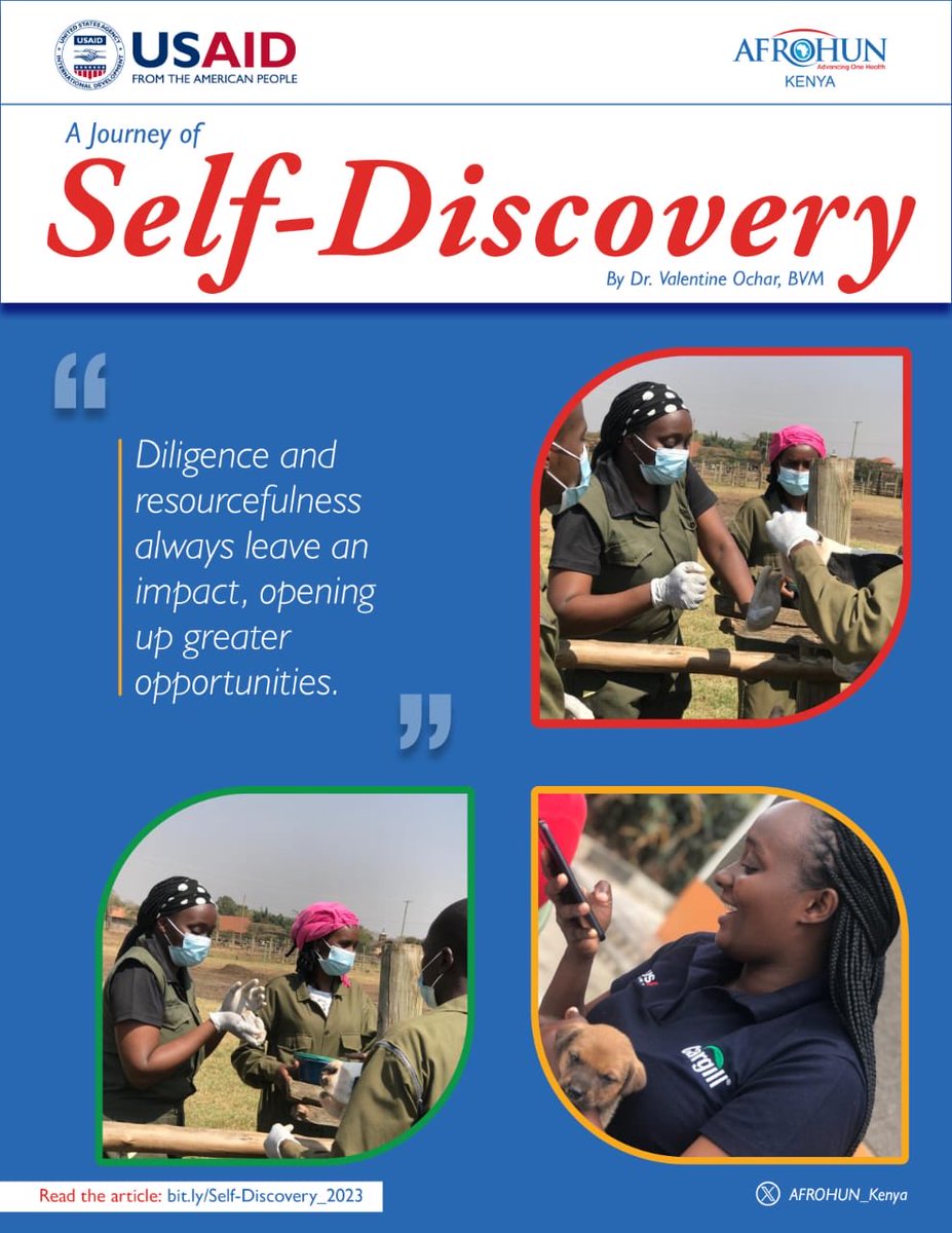 AFROHUN_Kenya's tweet photo. Equipping the Next Generation One Health Workforce to engage where air, land and water connect. Read Dr. Valentine’s story. https://t.co/nN8tRWqBoF 
#OneHealthDay https://t.co/xyg5EfFeLe