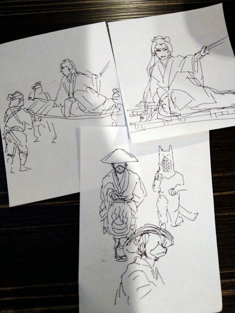 あらゆるキャラがボリューム満点で良かったし、描ける能力があれば描きたいけど、記憶と備品が限られる中で形にできるのがこれで限界 
