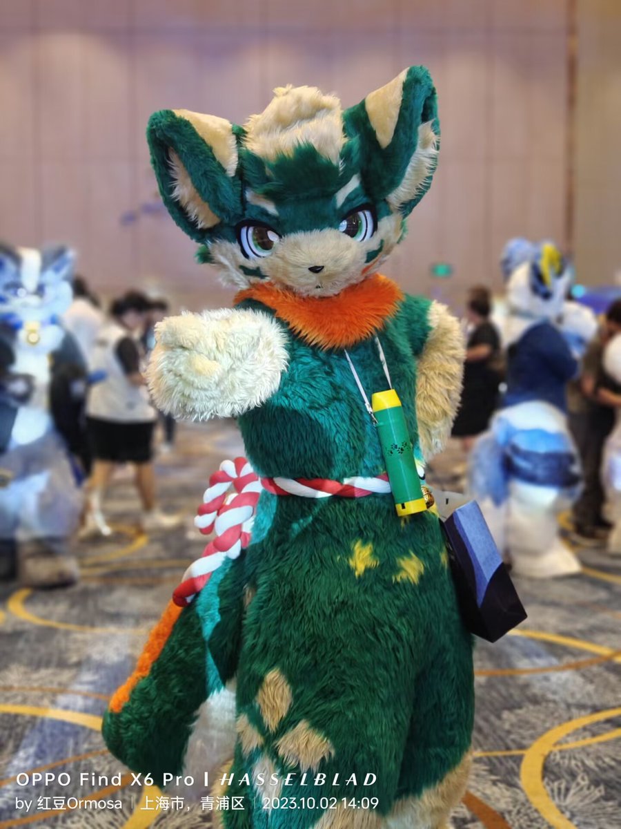 这位小可爱，能不能和我共舞一场
#FursuitEveryday