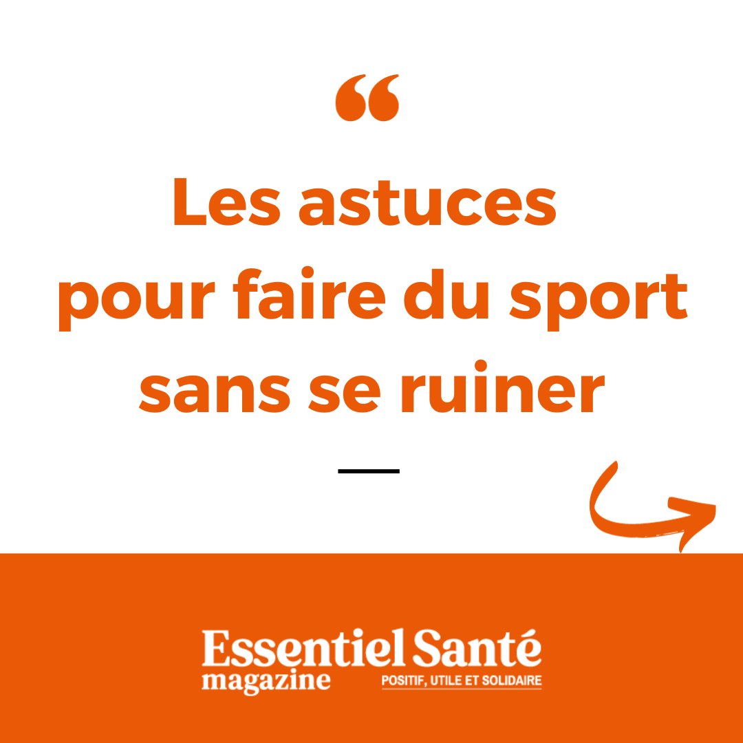 Harmonie_Sante's tweet image. 💪 Les astuces pour faire du #sport sans se ruiner.
👉 Découvrir les solutions pour pratiquer une activité sportive sans casser sa tirelire, à domicile ou à l’extérieur, à son rythme et sans pression : essentiel-sante-magazine.fr/sante/preventi…
#activitéphysique #sportif