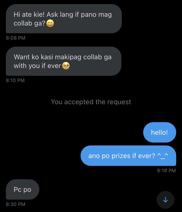 anybody up for a collab giveaway? 🤭 might lapag @ 9:30 !