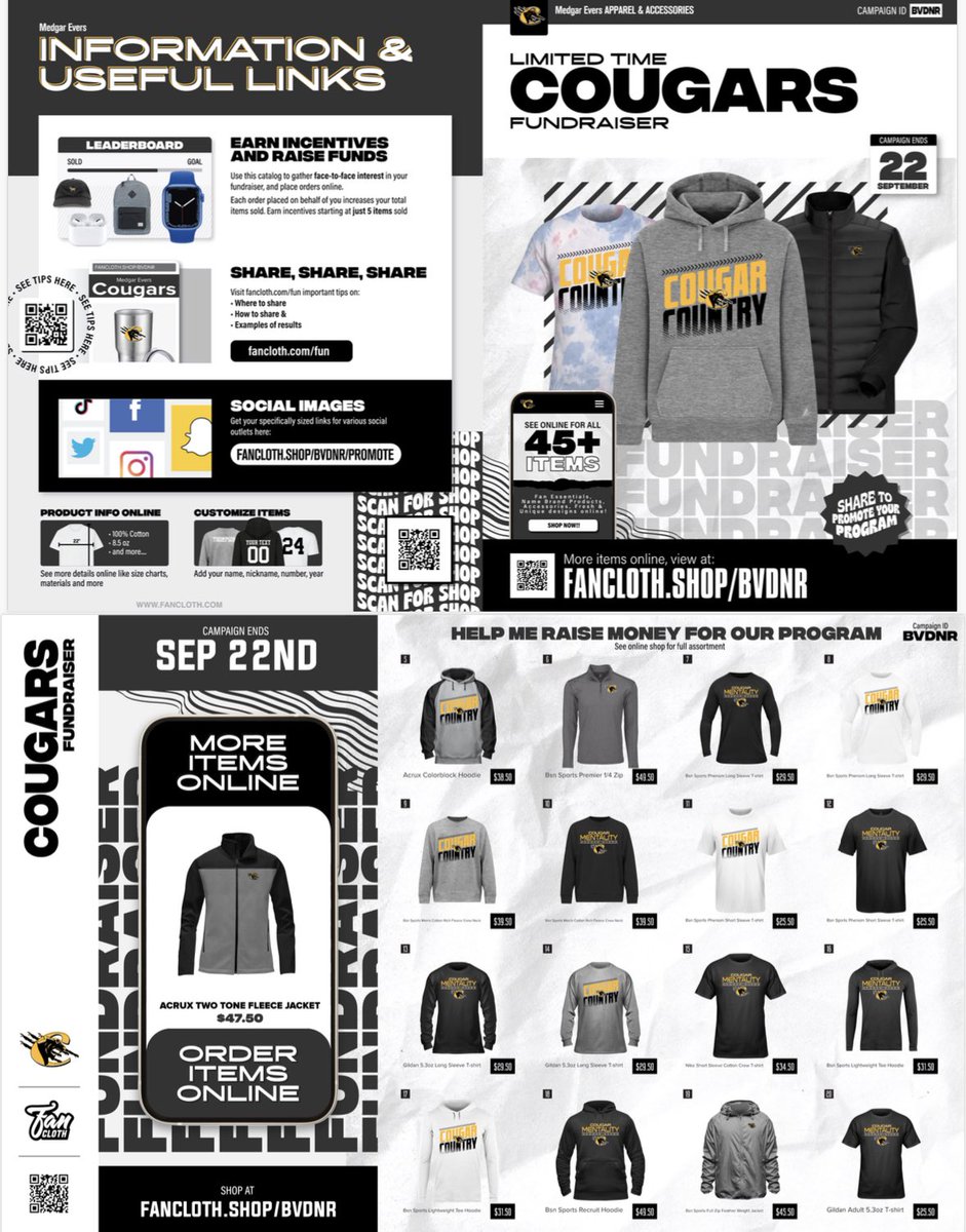 Medgar Evers College (@newsatmedgar) on Twitter photo Attention Cougar fans- today is the last day to support <a href="/MECCougars/">Medgar Evers College Athletics</a> online pop-up shop ‼️ The pop-up shop features a full line of stylish MEC athletic wear- don’t miss out ‼️
Purchase here: fancloth.shop Attention Cougar fans- today is the last day to support <a href="/MECCougars/">Medgar Evers College Athletics</a> online pop-up shop ‼️ The pop-up shop features a full line of stylish MEC athletic wear- don’t miss out ‼️
Purchase here: fancloth.shop