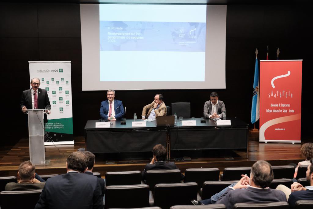 FundacionInade's tweet photo. @ArteixoOficial @WTWSpain @Aon_Espana @Allianz @AXA @berkley @Zurich @BerkleyEspana @Allianz_es @AXASegurosEs Finaliza #ForoInade 🤝🏼 

Clausura, Manuel Rivas, presidente de #AEPISabón

Gracias a todos los participantes y asistentes de la jornada. 

Gracias también a Marta Marzoa, y a todo el equipo de #AEPISabón 

¡Os esperamos en la próxima! 😊 https://t.co/DpL6EFwPpc