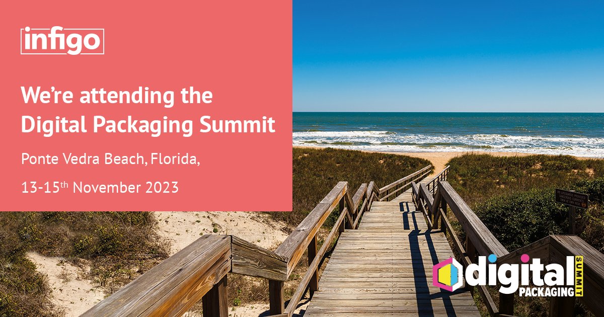 weareinfigo's tweet image. We can’t wait to reveal some of our latest web-to-print innovations for the labels and packaging market at this month’s #DigitalPackagingSummit, presented by our friends at @PRINTINGUnited Alliance – and to demonstrate Infigo’s commitment to the event, we are also delighted to be