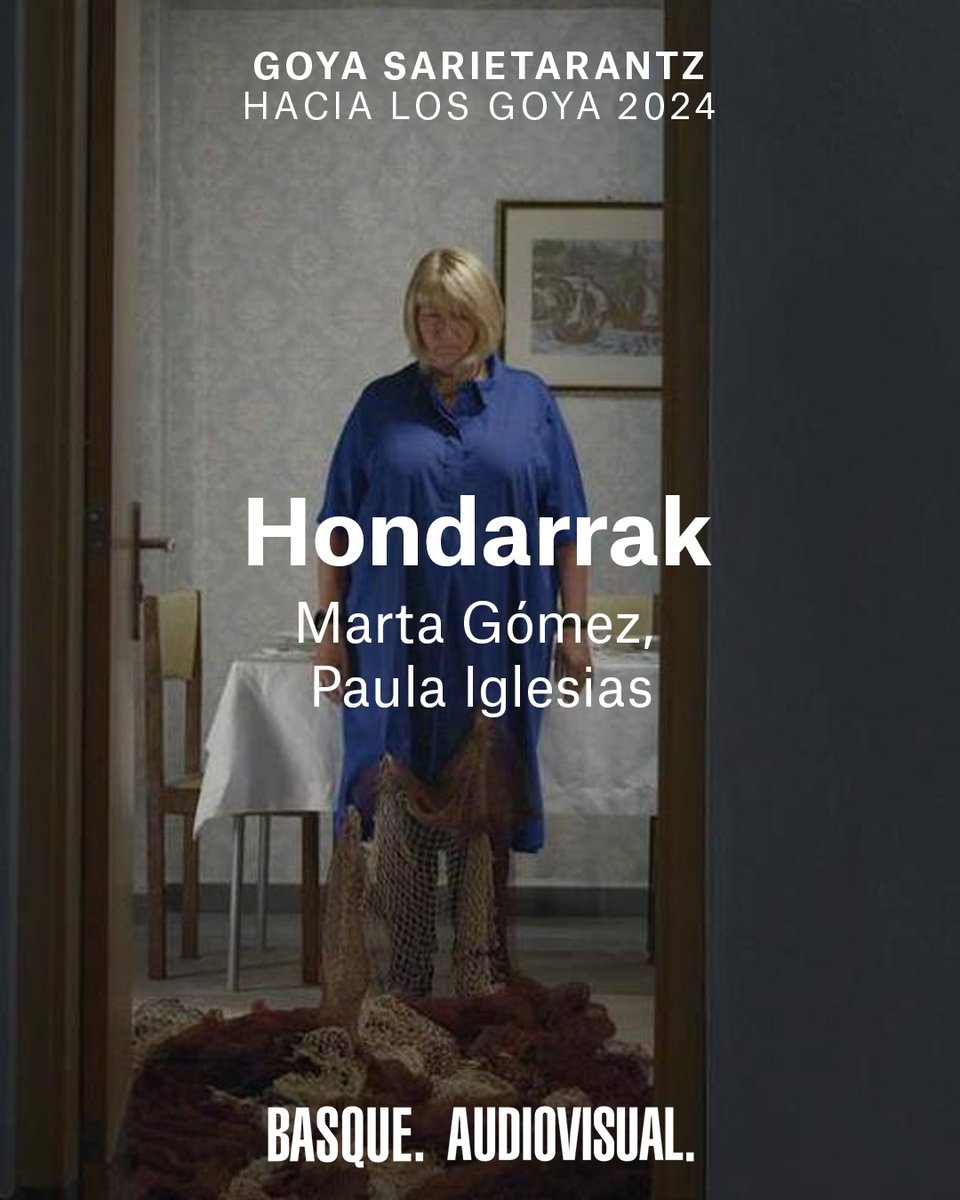 Zineuskadi (@zineuskadi) on Twitter photo El 8 de noviembre, a las 18:15, en la sede de la <a href="/Academiadecine/">Academia de Cine</a>, se proyectará la película ’Hondarrak’, de las directoras Marta Gómez y Paula Iglesias
El pase está reservado a miembr@s de la Academia, con el objetivo de que el trabajo sea considerado para los <a href="/PremiosGoya/">Premios Goya</a>. El 8 de noviembre, a las 18:15, en la sede de la <a href="/Academiadecine/">Academia de Cine</a>, se proyectará la película ’Hondarrak’, de las directoras Marta Gómez y Paula Iglesias
El pase está reservado a miembr@s de la Academia, con el objetivo de que el trabajo sea considerado para los <a href="/PremiosGoya/">Premios Goya</a>.