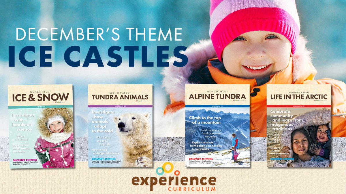 ExpCurriculum's tweet image. Announcing December's theme, Ice Castles! Perfect for the approaching busy season!

Click here to learn more: mothergoosetime.com/curriculum/
#ExperienceCurriculum #ExperiencePreschool #IceCastles #ThematicLearning #preschoolcurriculum